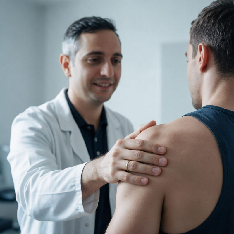 Diagnosi lussazione della spalla