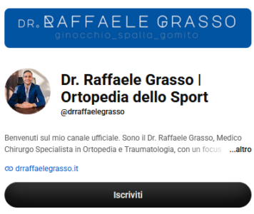 Canale Youtube Dr. Raffaele Grasso